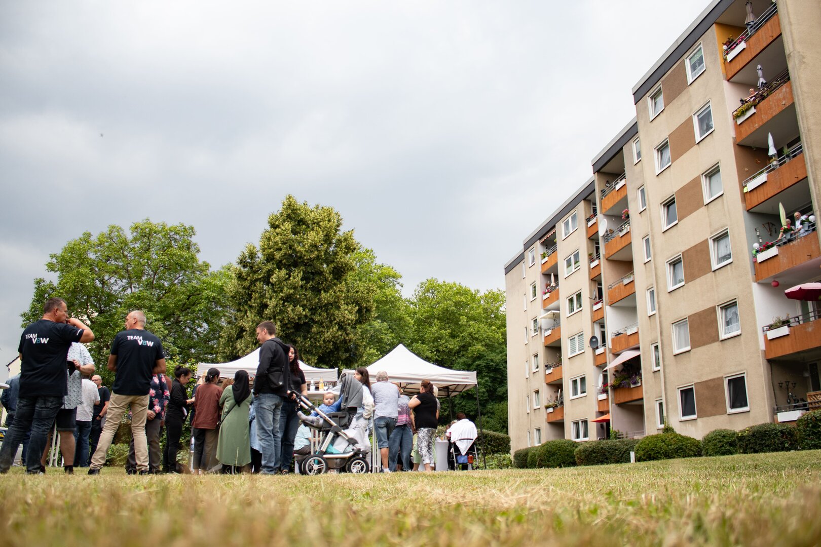 Das Willkommensfest im neuen Wohnungsbestand der VBW war ein voller Erfolg