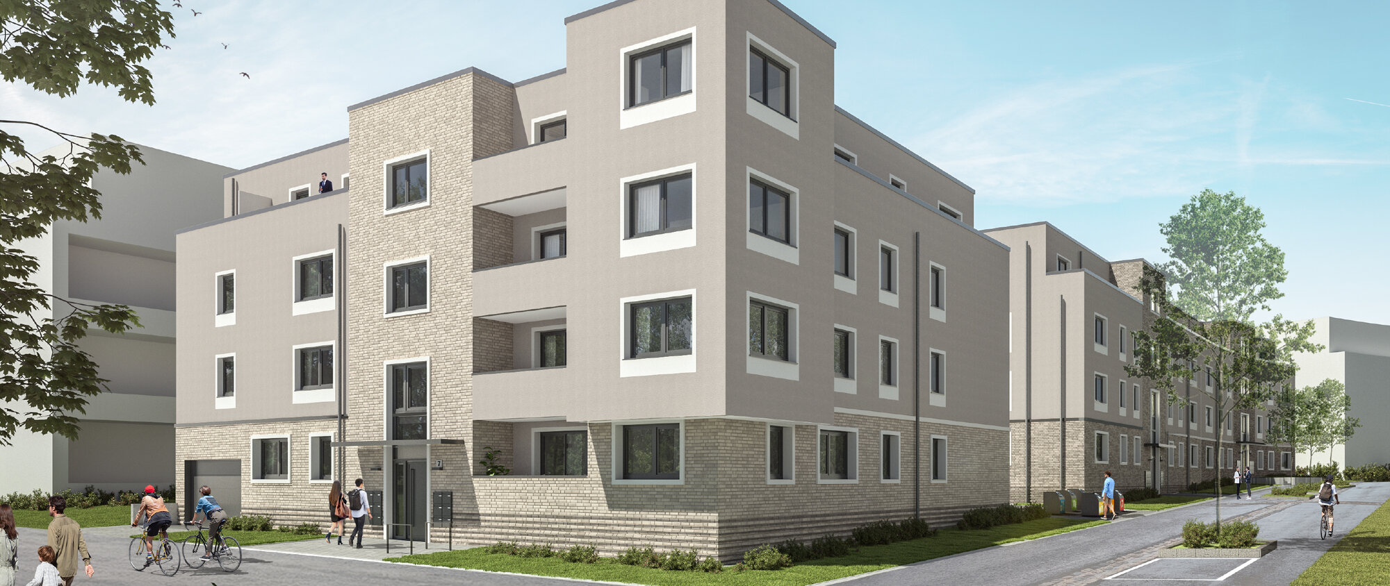 Visualisierung - Ansicht Alte Stadtgärtnerei