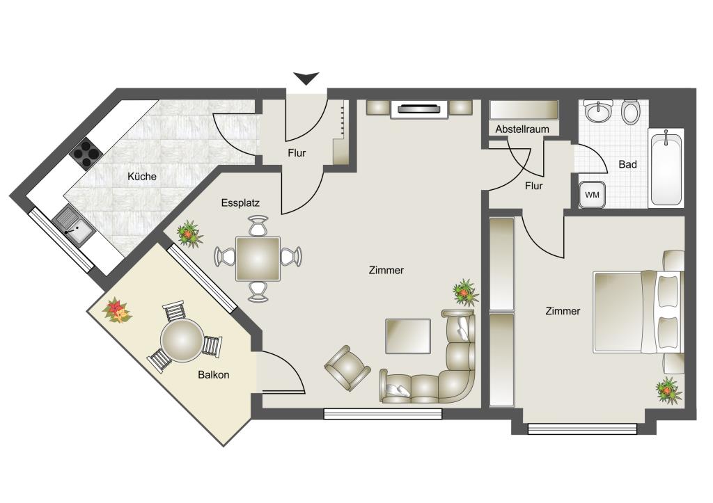 2-Zimmer Wohnung in Ehrenfeld mit WBS - Photo 3