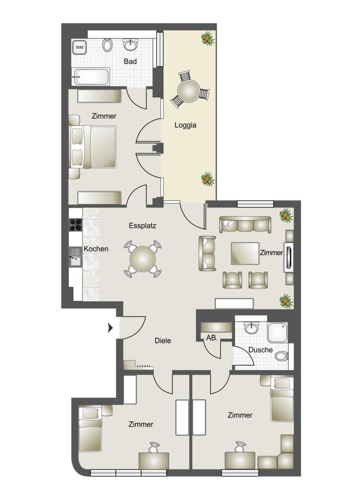 4-Zimmer Wohnung in Grumme - Foto 3