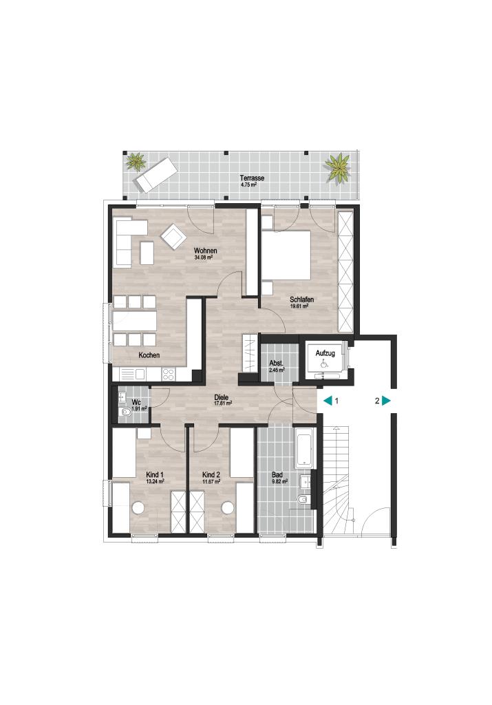 4-Zimmer Wohnung in Langendreer - Foto 2