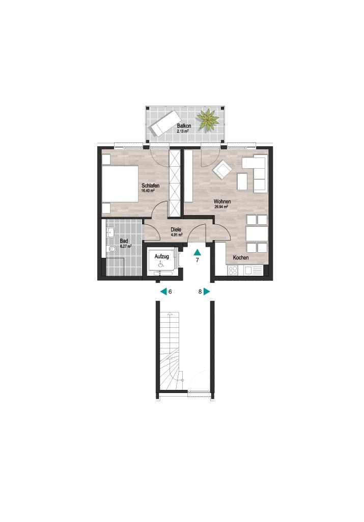 2-Zimmer Wohnung in Langendreer - Foto 3