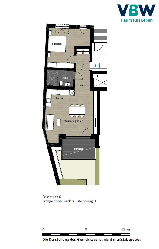 2-Zimmer Neubauwohnung in Altenbochum mit WBS - Photo 4