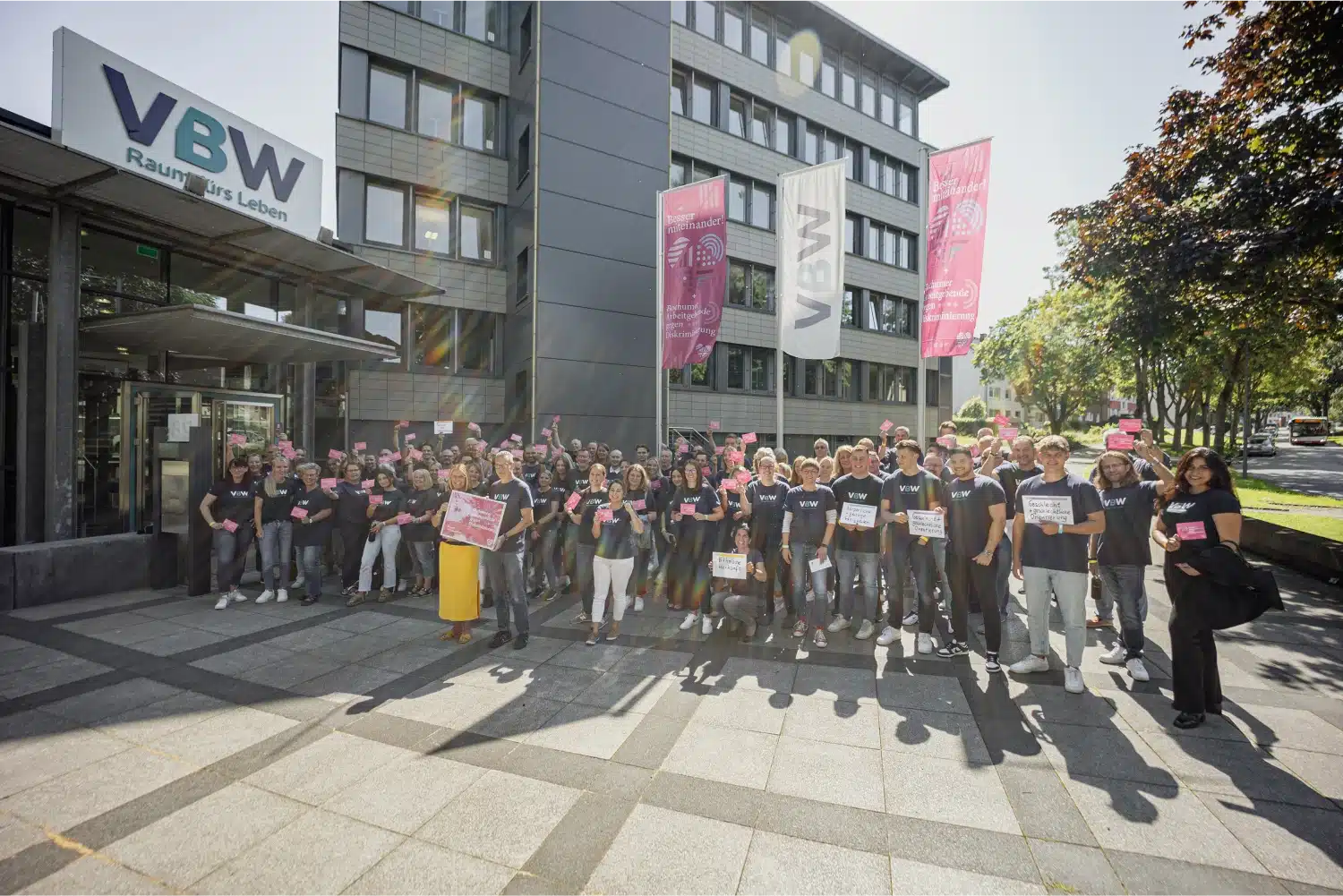 Gemeinsam gegen Diskriminierung, das Team der VBW