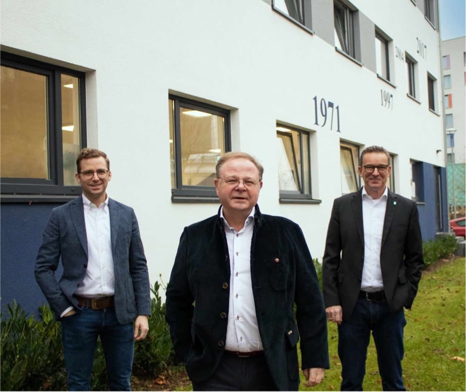 Der Vorstand der VBW-Stiftung (v.r.n.l.): Norbert Riffel (Vorsitzender), Uwe Davidsohn und Sebastian Keppe